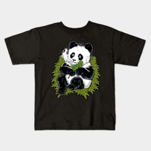 Cannabis Panda Kids T-Shirt